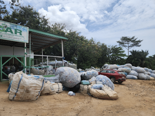 New SOAR site with lots of plastic waste