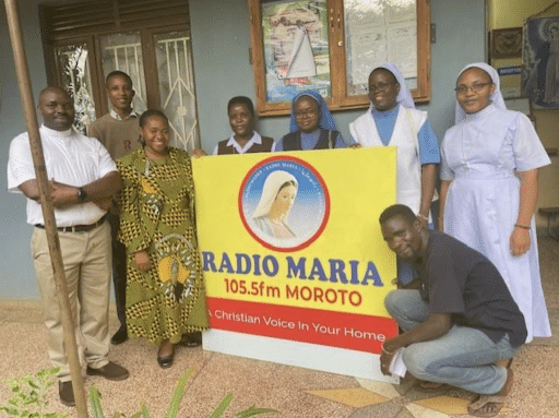 Sister Semerita (in green) and the St Bakhita committee