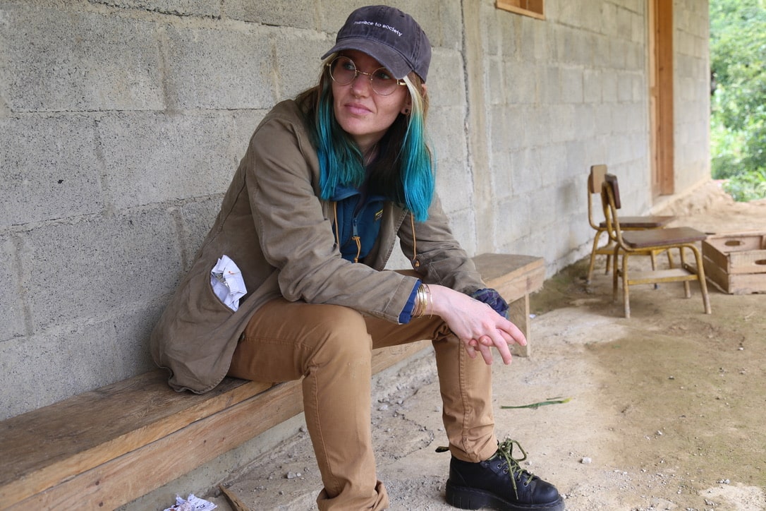 Jamie sitting in Guatemala